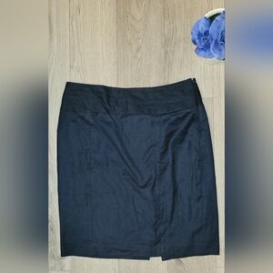 The Limited Collection Women's Size 10 Midnight Navy Blue Knee-Length Skirt